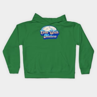 One With Nature Outdoors Kids Hoodie